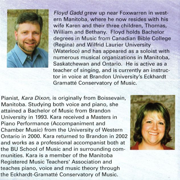 Performer Bios